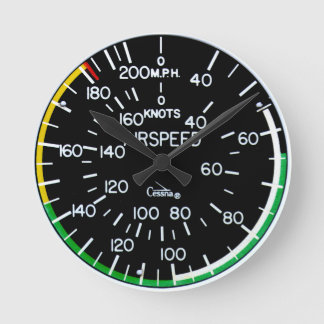 Airspeed Indicator Clock Flight