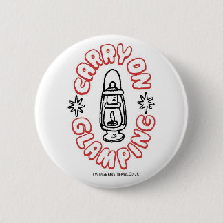 Airstream Caravan - Glamping Pinback Button