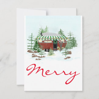 Airstream Christmas Flat card