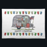Airstream Cloth Placemat<br><div class="desc">Bless those that see the world from the windows of an RV! Like the rugged, stalwart folks that crossed the continent in covered wagons, these individuals today settle in every nook and crany of this great land. RVer hearts are as big as the outdoors and as warm as the campfires...</div>