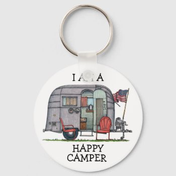 Airstream Keychain by art1st at Zazzle