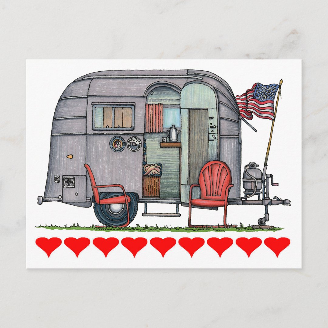 Airstream Postcard Zazzle