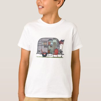 Airstream T-shirt by art1st at Zazzle
