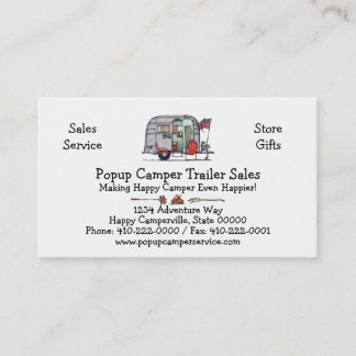 Airstream Trailer Business Card