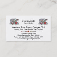 Airstream Trailer Business Card