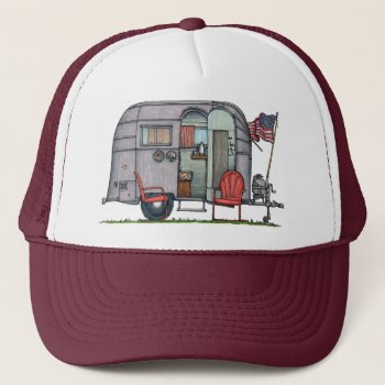 Airstream Trucker Hat by art1st at Zazzle