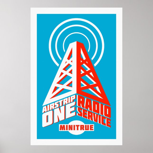 Airstrip One Radio Service Posters (Front)