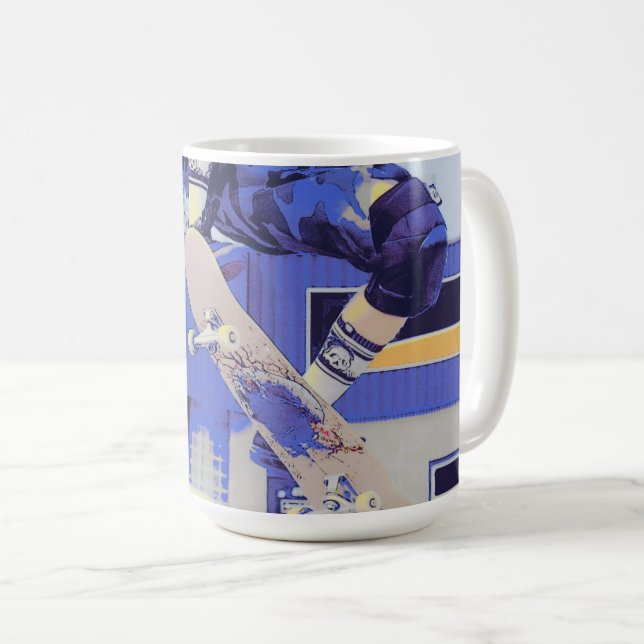 Airtime - Skateboarder Coffee Mug (Front Right)