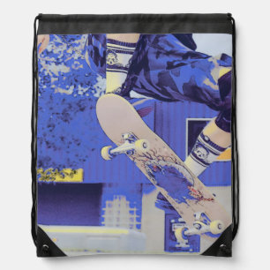 Airtime - Skateboarder Drawstring Bag