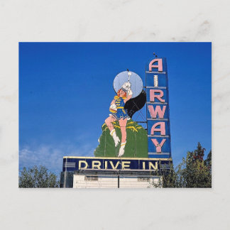 Airway Drive-In Theater, Saint Ann, Missouri Postcard