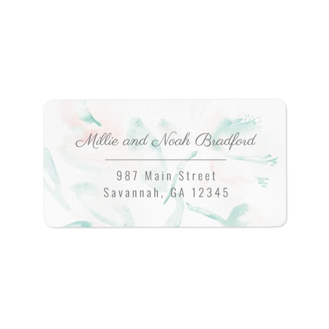 Airy Blooms - Return Address Labels (Front)