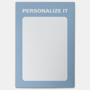 Airy Blue Modern Personalized Versatile Post-it Notes