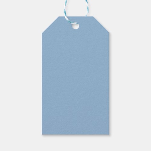 Airy Blue Soft Light Baby Boy Solid Color Gift Tags