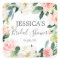 Airy Blush Bridal Shower Favor Stickers