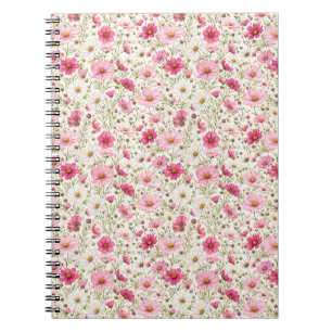 Airy Cosmos Flower Stems Notebook