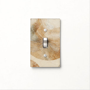 Airy Neutral Natural Elements Bohemian Boho Light Switch Cover