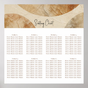 Airy Neutral Natural Elements Bohemian Boho Seat Poster