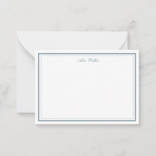 Airy Pastel Elegant Stationery Note Card
