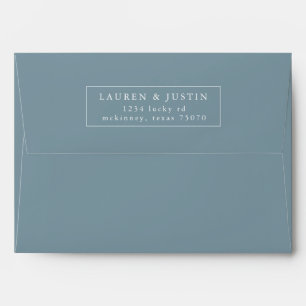 Airy Pastel modern Return Address Label Envelope