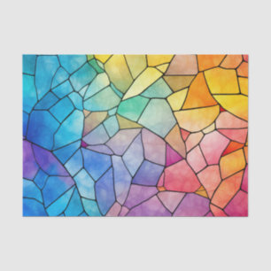 Airy Spectrum Rainbow Decoupage Tissue Paper