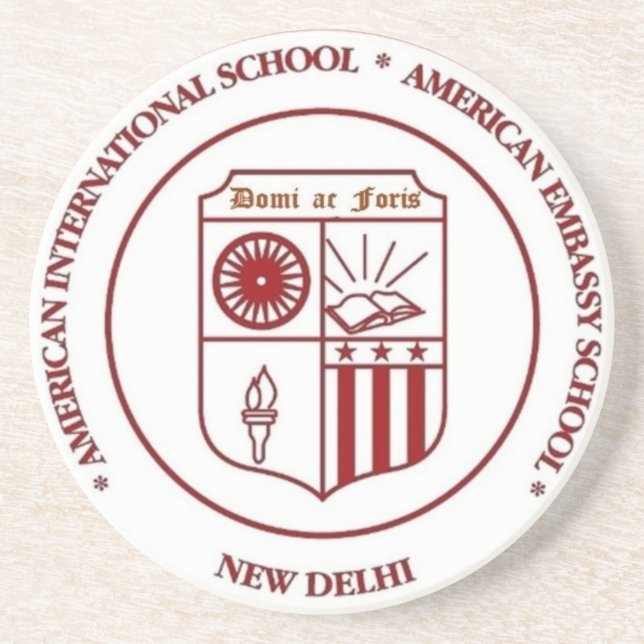 AIS/AES ALUMNI ASSOCIATION SANDSTONE COASTER (Front)