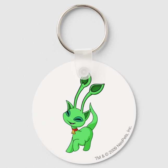 Aisha Green Keychain (Front)