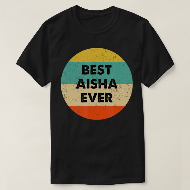 Aisha Name  T-Shirt (Design Front)