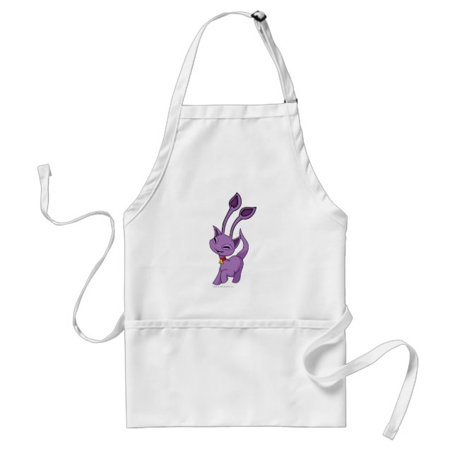 Aisha Purple Adult Apron (Front)