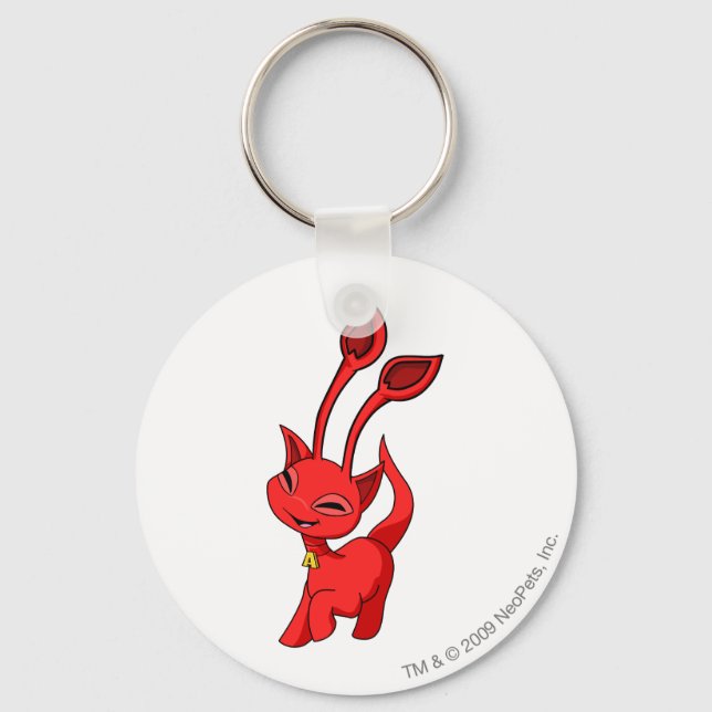 Aisha Red Keychain (Front)