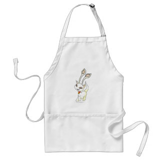 Aisha White Adult Apron