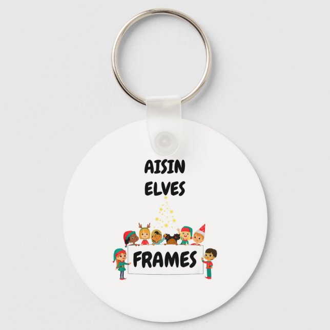 Aisinelvesframes  keychain (Front)