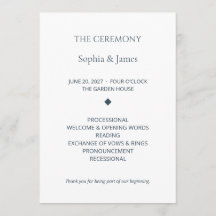 Aisle Story Editable Wedding Ceremony Program