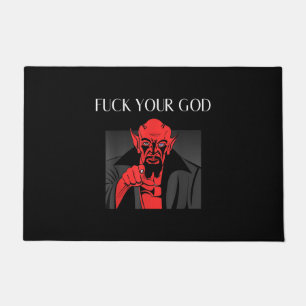 Aist Goat Satan Baphomet GIft Doormat