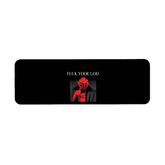 Aist Goat Satan Baphomet GIft Label (Front)