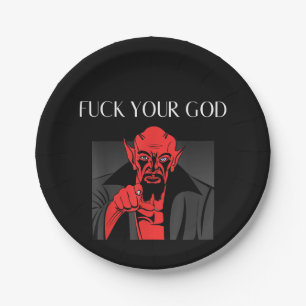 Aist Goat Satan Baphomet GIft Paper Plates