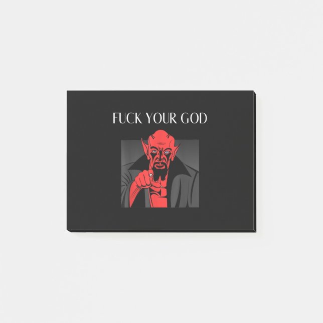 Aist Goat Satan Baphomet GIft Post-it Notes (Front)