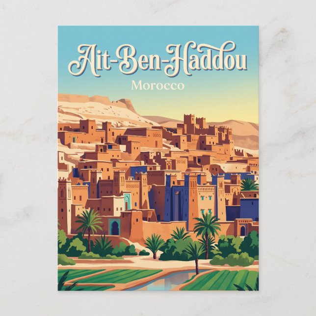 Ait-Ben-Haddou Morocco Postcard (Front)