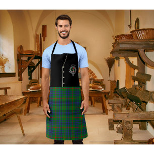 Aiton Clan Badge & Tartan Kilt Apron
