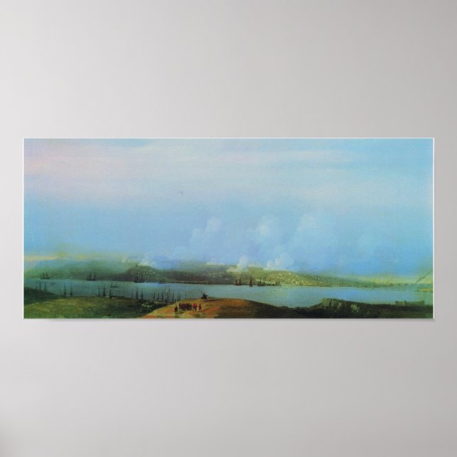 Aivazovsky - Siege Of Sevastopol Poster (Front)