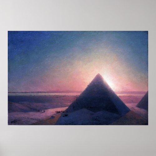 Aivazovsky _ The Great Pyramid Of Giza Poster