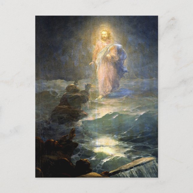 Aivazovsky - Walking on the Water Postcard (Front)
