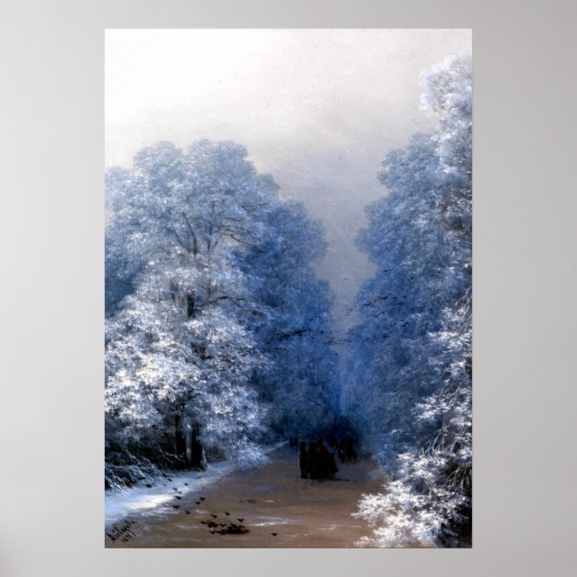 Aivazovsky - Winter Landscape Poster (Front)