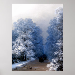Aivazovsky - Winter Landscape Poster