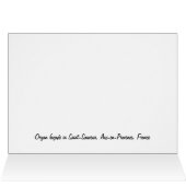 Aix-en-Provence organ Cards (Inside Horizontal (Top))