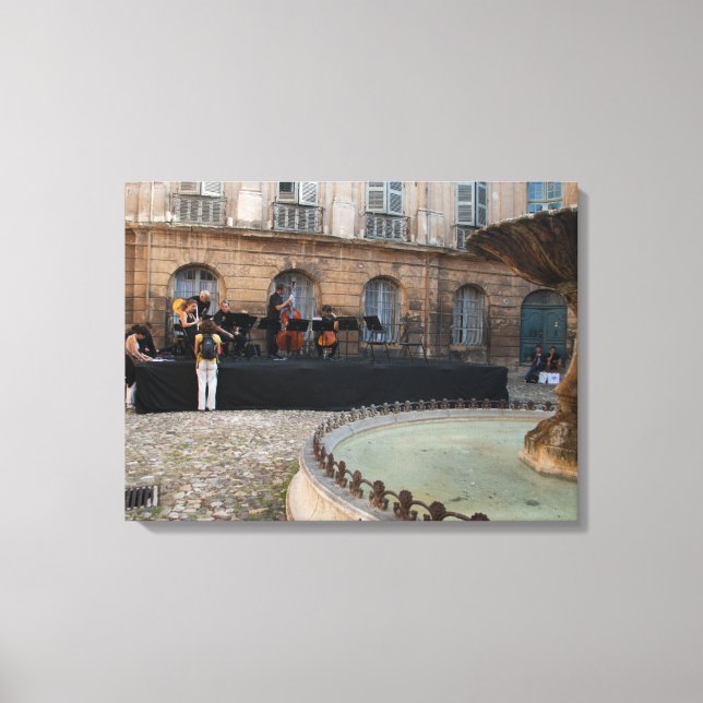 Aix en Provence Wrapped Canvas Print (Front)