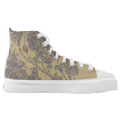 Aix galericulata style lady High-Top sneakers (Left Shoe Inside)
