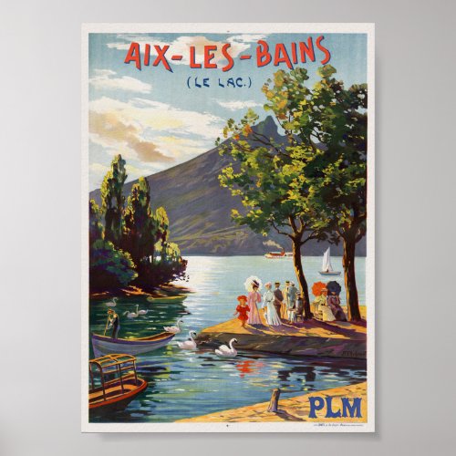 Aix_les_Bains PLM Vintage Poster 1906