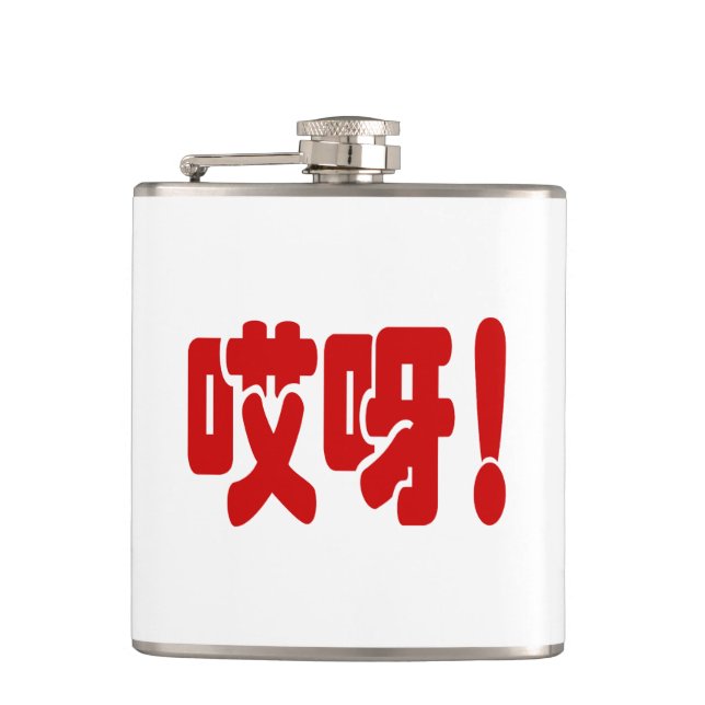 Aiya! 哎呀! OMG! Chinese Hanzi Language Flask (Front)