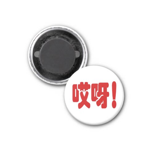 Aiya 哎呀 OMG Chinese Hanzi Language Magnet