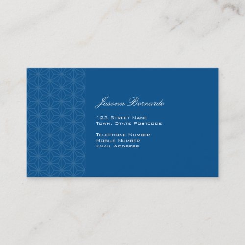 Aiyana Floral Batik Business Card 2